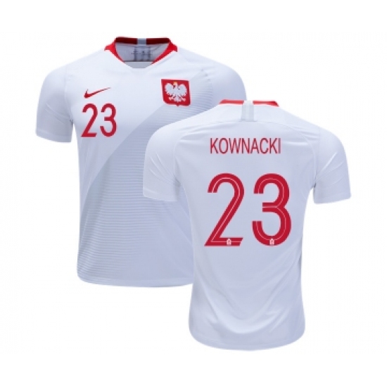 Poland 23 KOWNACKI Home Soccer Country Jersey,cheap soccer jerseys
