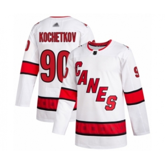 Men's Carolina Hurricanes #90 Pyotr Kochetkov Authentic ...