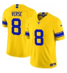 Men's Los Angeles Rams #8 Jared Verse Yellow 2026 F.U.S.E. Vapor Limited Football Stitched Jersey