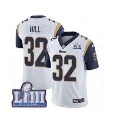 Youth Nike Los Angeles Rams #32 Troy Hill White Vapor Untouchable Limited Player Super Bowl LIII Bound NFL Jersey