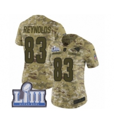 Women's Nike Los Angeles Rams #83 Josh Reynolds Limited Camo 2018 Salute to Service Super Bowl LIII Bound NFL Jersey