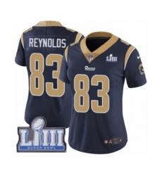 Women's Nike Los Angeles Rams #83 Josh Reynolds Navy Blue Team Color Vapor Untouchable Limited Player Super Bowl LIII Bound NFL Jersey