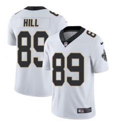 Youth Nike New Orleans Saints #89 Josh Hill White Vapor Untouchable Limited Player NFL Jersey