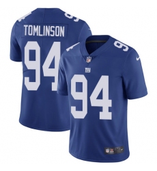 Youth Nike New York Giants #94 Dalvin Tomlinson Royal Blue Team Color Vapor Untouchable Limited Player NFL Jersey