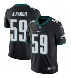 Youth Nike Philadelphia Eagles #59 Seth Joyner Black Alternate Vapor Untouchable Limited Player NFL Jersey