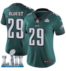 Women's Nike Philadelphia Eagles #29 LeGarrette Blount Midnight Green Team Color Vapor Untouchable Limited Player Super Bowl LII NFL Jersey