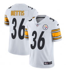 Youth Nike Pittsburgh Steelers #36 Jerome Bettis White Vapor Untouchable Limited Player NFL Jersey