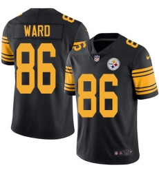 Youth Nike Pittsburgh Steelers #86 Hines Ward Limited Black Rush Vapor Untouchable NFL Jersey