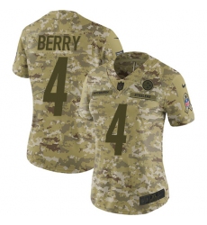 Women's Nike Pittsburgh Steelers #4 Jordan Berry Limited Camo 2018 Salute to Service NFL Jersey