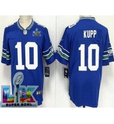 Youth Seattle Seahawks #10 Cooper Kupp Limited Blue Super Bowl LX Vapor Jersey
