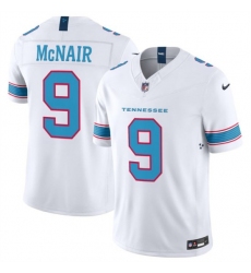 Men's Tennessee Titans #9 Steve McNair White 2026 F.U.S.E. Vapor Limited Stitched Football Jersey