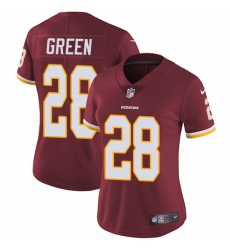 Women's Nike Washington Redskins #28 Darrell Green Burgundy Red Team Color Vapor Untouchable Limited Player NFL Jersey