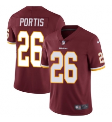 Men's Nike Washington Redskins #26 Clinton Portis Burgundy Red Team Color Vapor Untouchable Limited Player NFL Jersey