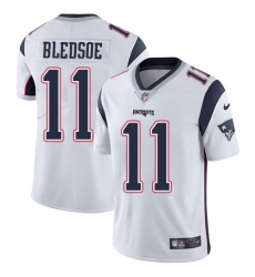 Youth Nike New England Patriots #11 Drew Bledsoe White Vapor Untouchable Limited Player NFL Jersey
