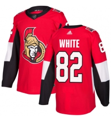 Youth Adidas Ottawa Senators #82 Colin White Premier Red Home NHL Jersey