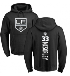 NHL Adidas Los Angeles Kings #33 Marty Mcsorley Black Backer Pullover Hoodie