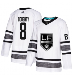 Men's Adidas Los Angeles Kings #8 Drew Doughty White 2019 All-Star Game Parley Authentic Stitched NHL Jersey