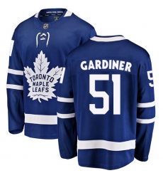 Youth Toronto Maple Leafs #51 Jake Gardiner Fanatics Branded Royal Blue Home Breakaway NHL Jersey