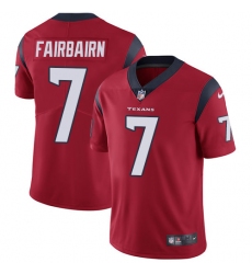 Men's Nike Houston Texans #7 Ka'imi Fairbairn Red Alternate Vapor Untouchable Limited Player NFL Jersey