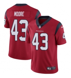 Youth Nike Houston Texans #43 Corey Moore Red Alternate Vapor Untouchable Limited Player NFL Jersey