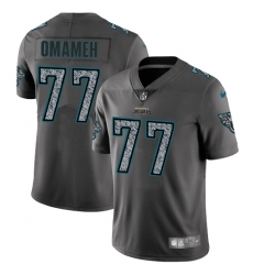 Men's Nike Jacksonville Jaguars #77 Patrick Omameh Gray Static Vapor Untouchable Limited NFL Jersey
