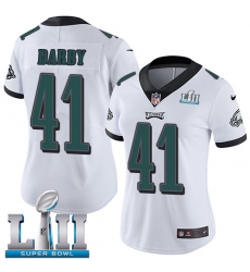Women's Nike Philadelphia Eagles #41 Ronald Darby White Vapor Untouchable Limited Player Super Bowl LII NFL Jersey