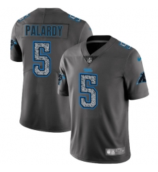 Men's Nike Carolina Panthers #5 Michael Palardy Gray Static Vapor Untouchable Limited NFL Jersey