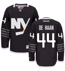 Men's Reebok New York Islanders #44 Calvin de Haan Premier Black Third NHL Jersey