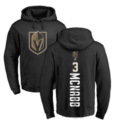 NHL Adidas Vegas Golden Knights #3 Brayden McNabb Black Backer Pullover Hoodie