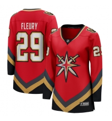 Women's Vegas Golden Knights #29 Marc-Andre Fleury Fanatics Branded Red 2020-21 Special Edition Breakaway Player Jersey