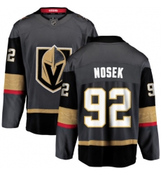 Men's Vegas Golden Knights #92 Tomas Nosek Authentic Black Home Fanatics Branded Breakaway NHL Jersey