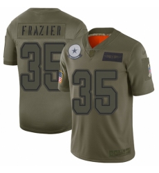 Men's Dallas Cowboys #35 Kavon Frazier Limited Camo 2019 Salute to Service Football Jersey