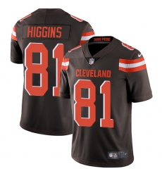 Youth Nike Cleveland Browns #81 Rashard Higgins Brown Team Color Vapor Untouchable Limited Player NFL Jersey