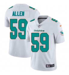 Youth Nike Miami Dolphins #59 Chase Allen White Vapor Untouchable Limited Player NFL Jersey
