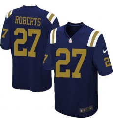 Youth Nike New York Jets #27 Darryl Roberts Limited Navy Blue Alternate NFL Jersey