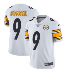 Youth Nike Pittsburgh Steelers #9 Chris Boswell White Vapor Untouchable Limited Player NFL Jersey