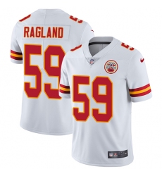 Men's Nike Kansas City Chiefs #59 Reggie Ragland White Vapor Untouchable Limited Player NFL Jersey