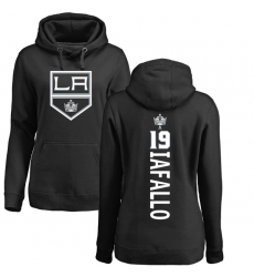 NHL Women's Adidas Los Angeles Kings #19 Alex Iafallo Black Backer Pullover Hoodie