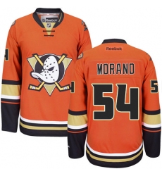 Women's Reebok Anaheim Ducks #54 Antoine Morand Authentic Orange Third NHL Jersey