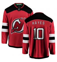 Men's New Jersey Devils #10 Jimmy Hayes Fanatics Branded Red Home Breakaway NHL Jersey