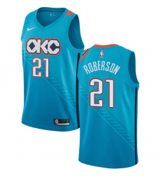 Youth Nike Oklahoma City Thunder #21 Andre Roberson Swingman Turquoise NBA Jersey - City Edition