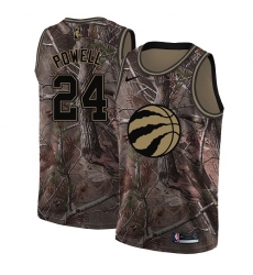 Men's Nike Toronto Raptors #24 Norman Powell Swingman Camo Realtree Collection NBA Jersey