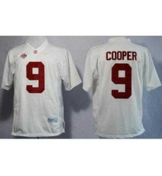 Alabama Crimson Tide 9 Amari Cooper White Limited NCAA Jerseys