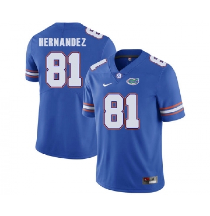 Florida Gators 81 Aaron Hernandez White College Football Jersey