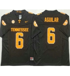 Men's Tennessee Volunteers #6 Joey Aguilar Black FUSE College Football Jersey