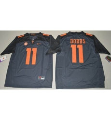 Tennessee Volunteers #11 Joshua Dobbs Grey Limited Stitched NCAA Jersey