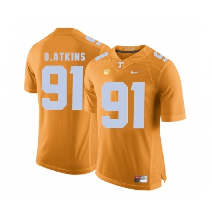 Tennessee Volunteers 91 Doug Atkins Orange College Football Jersey