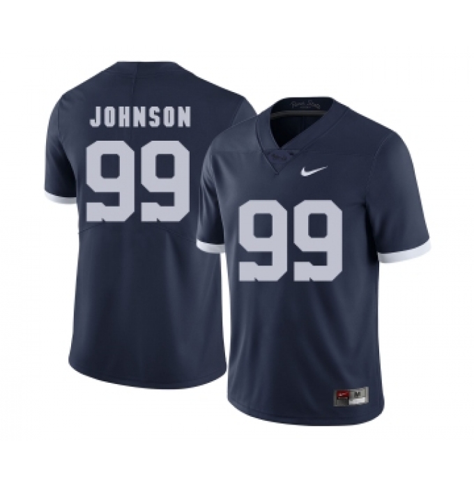 Penn State Nittany Lions 99 Austin Johnson Navy College Football Jersey