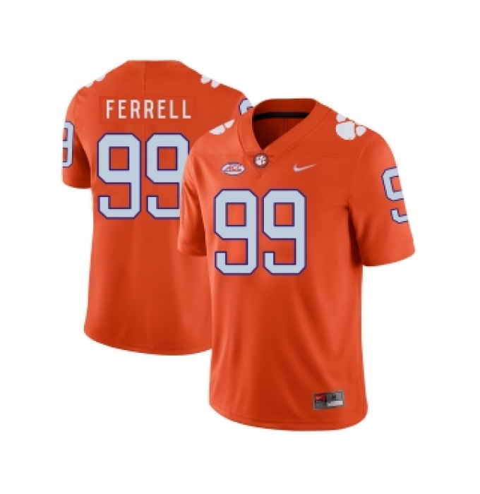 Clemson Tigers 99 Clelin Ferrell Orange Nike College Football Jersey