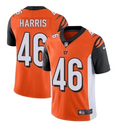 Youth Nike Cincinnati Bengals #46 Clark Harris Orange Alternate Vapor Untouchable Limited Player NFL Jersey